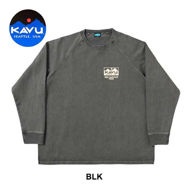 カブ ロンt KAVU ヘビーウェイト ロングスリーブTシャツ 長袖 19821924 H/W LSTee メンズ レディース ユニセックス M L XL コットン ジャパンフィット オーバーサイズ ゆったり 秋冬 (240908)