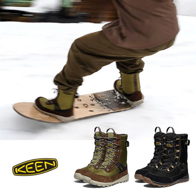 キーン ブーツ メンズ KEEN GLIESER TALL WP (1027733 / 1027734) 23FW 23-24 グリーザー トール 防水 ウォータープルーフ スノーサーフィン ウインターブーツ 雪板 スノーボード メンズ