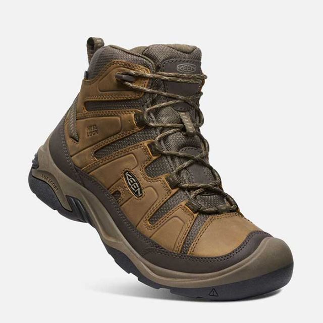 キーン ハイキングシューズ KEEN サーカディア ミッド ウォータープルーフ CIRCADIA MID WP 防水 トレッキングシューズ メンズ [230816]