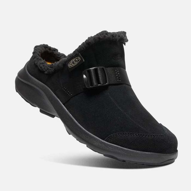 キーン レディース スリッポン フッド クロッグ KEEN HOOD CLOG (1026802) Black/Black 靴 [221115]