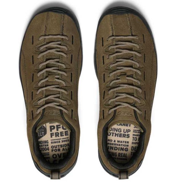 キーン スニーカー メンズ ジャスパー ウォータープルーフ 防水スニーカー 靴 KEEN JASPER WP ブラック 26cm - 27.5cm アウトドア ロングセラー 人気 (240917)