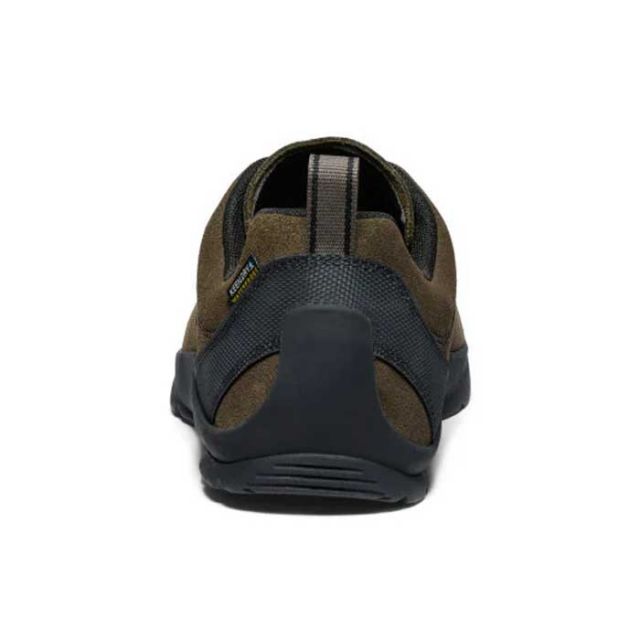 キーン スニーカー メンズ ジャスパー ウォータープルーフ 防水スニーカー 靴 KEEN JASPER WP ブラック 26cm - 27.5cm アウトドア ロングセラー 人気 (240917)