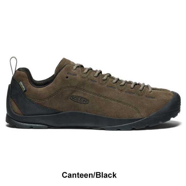 キーン スニーカー メンズ ジャスパー ウォータープルーフ 防水スニーカー 靴 KEEN JASPER WP ブラック 26cm - 27.5cm アウトドア ロングセラー 人気 (240917)