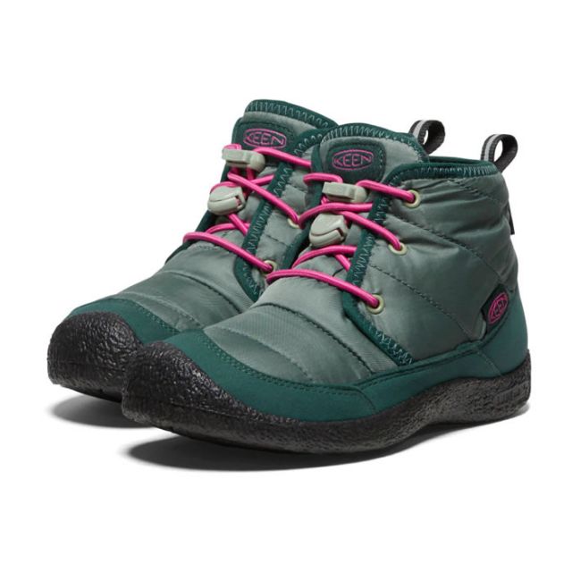 キーン キッズ 防水ウインターブーツ KEEN HOWSER II CHUKKA WP (1025514)ハウザー ツー チャッカ リラックスシューズ 子供 (231020)
