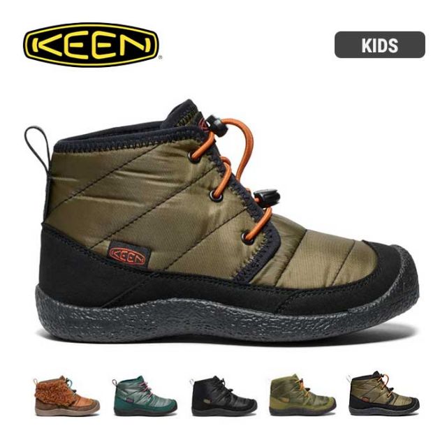 キーン キッズ 防水ウインターブーツ KEEN HOWSER II CHUKKA WP (1025514)ハウザー ツー チャッカ リラックスシューズ 子供 (231020)