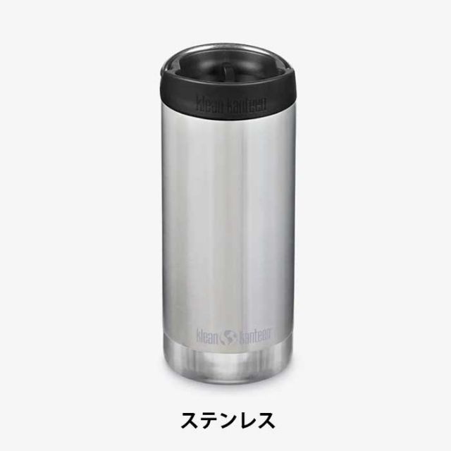 KLEANKANTEEN TKﾜｲﾄﾞ 12OZ W/Cafe