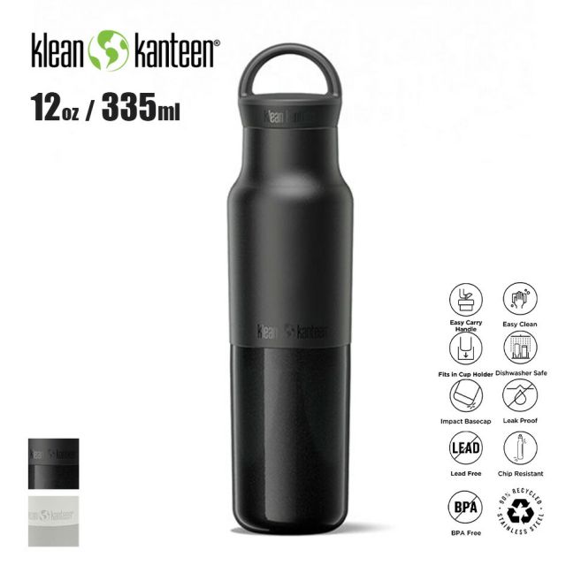 Klean Kanteen 保温保冷ボトル 12oz ライズクラシック アークループキャップ ステンレスボトル 真空断熱 軽量 アウトドア 通勤 キャンプ 水筒 Insulated Water Bottle Rise Classic ライズ クラシック 12oz (260224)
