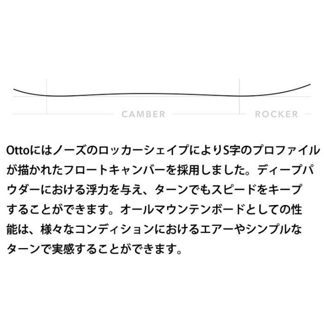 KORUA コルア 24-25 OTTO オット スノーボード 板