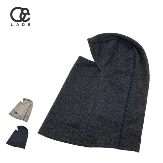 LADE snow バラクラバ (LSBCV21) WOOL-BLEND BALACLAVA フェイスマスク スキー スノーボード スノボ [メール便] (231130)