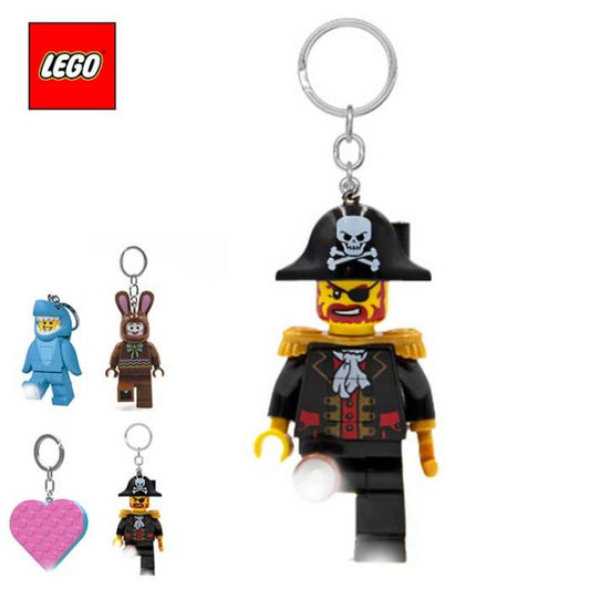 レゴ LEGO キーライト チョコレートバニー キャプテンブリックベアード ハート シャークガイ キーホルダー LED  (240328)