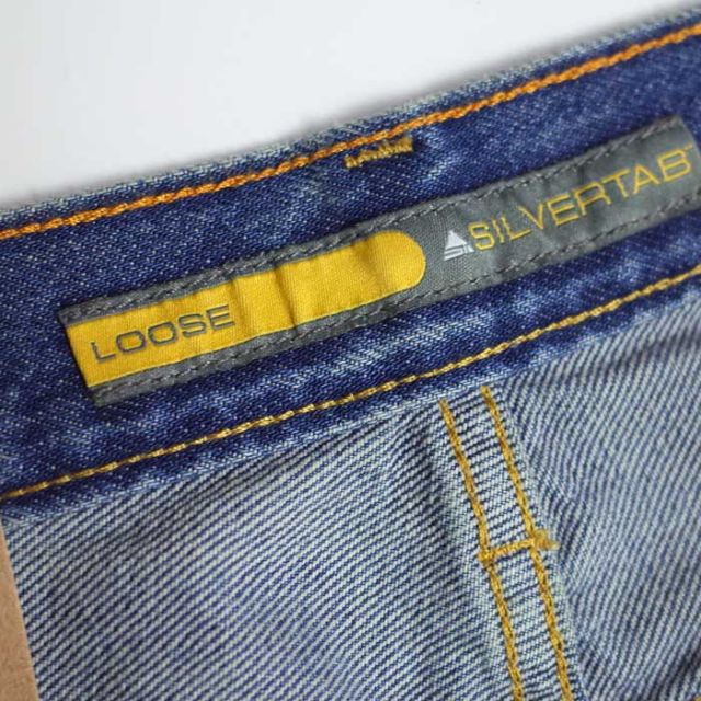 リーバイス シルバータブ ジーンズ LEVI'S A7488-0001 / A7488-0002 NEW SILVERTAB LOOSE ルーズフィット デニム ジーパン (240130)