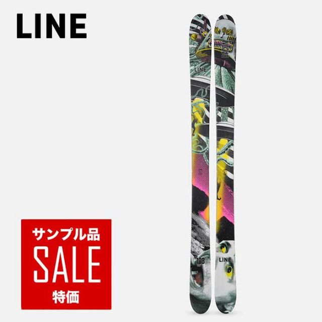 ライン スキー ビンディングセット LINE BACON 108 178cm F24 × GRIFFON 13 TCX D 110MM BLACK パウダーラン オールマウンテン フリースタイル スキー板 (241030)