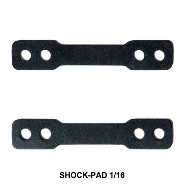 LOADED DROP-THROUGH SHOCK PAD 1/16 4set