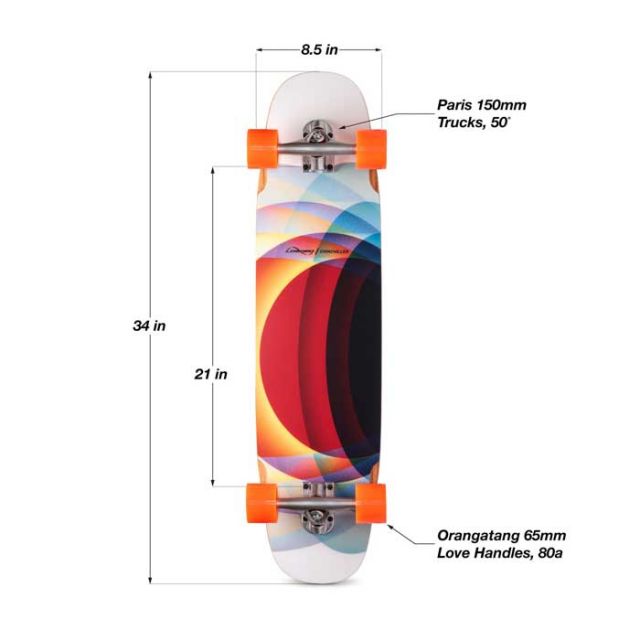 ローデッド ロングスケート デッキ チンチラー LOADED Chinchiller Deck ロンスケ デッキオンリー [221004]