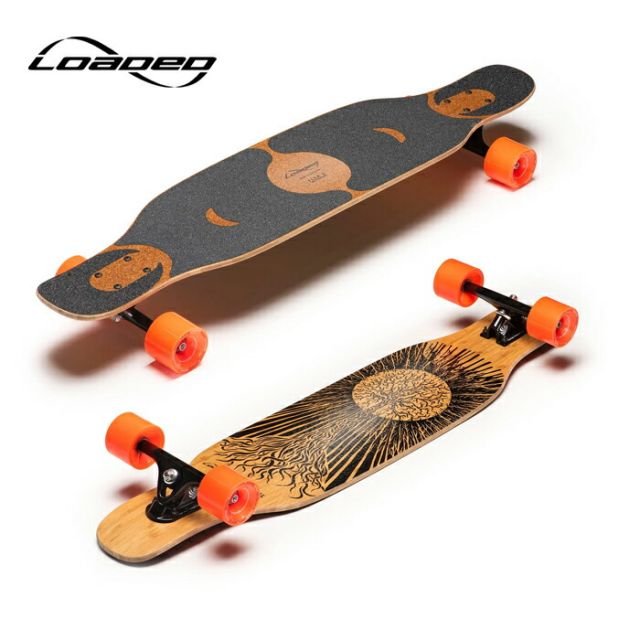 ローデッド LOADED  シムテール ロンスケ スケボー ロングスケートボード Symtail コンプリート カービング パンピング 165mm 50° 70mm / 4 President 80a