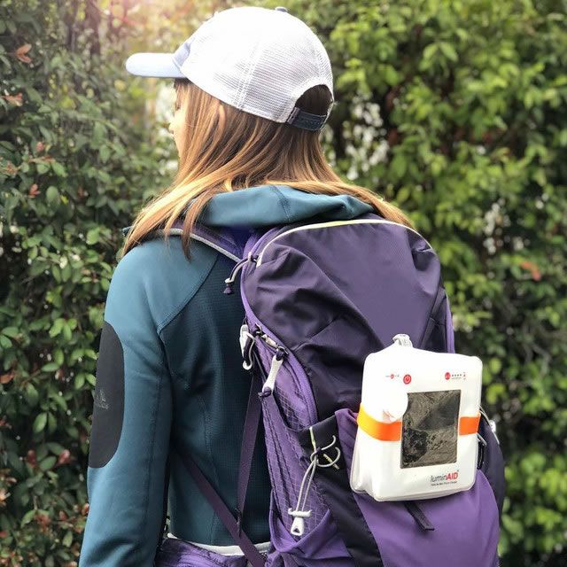 ライト 防災 ランタン LED ルミンエイド ソーラーランタン スマホ充電 LuminAID PACKLITE MAX マックス  2-IN-1 PHONE CHARGER 充電式 防水 LED ソーラーパネル USB充電 (0904)