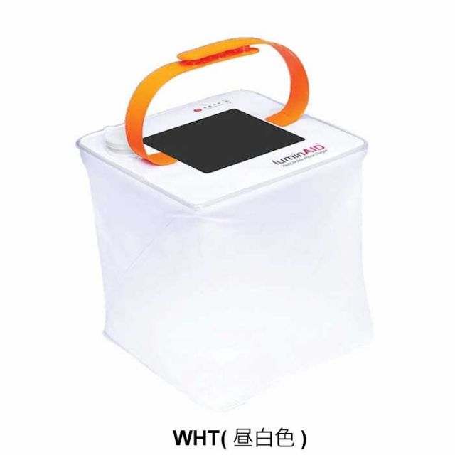 ライト 防災 ランタン LED ルミンエイド ソーラーランタン スマホ充電 LuminAID PACKLITE MAX マックス  2-IN-1 PHONE CHARGER 充電式 防水 LED ソーラーパネル USB充電 (0904)