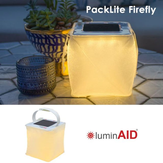 ランタン ソーラー  防災 ソーラーランタン LuminAID PACKLITE FIREFLY ルミンエイド ファイアフライ 充電式 防水 LED ソーラーパネル USB充電