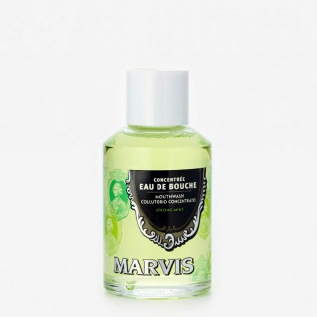 マービス マウスウォッシュ 希釈5倍 MARVIS MOUTHWASH 120mL アルコールフリー ペパーミント ハーブ配合 プロポリス キシリトール配合 イタリア製 口臭ケア