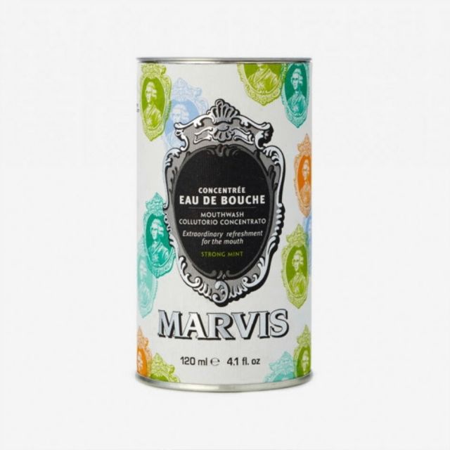 マービス マウスウォッシュ 希釈5倍 MARVIS MOUTHWASH 120mL アルコールフリー ペパーミント ハーブ配合 プロポリス キシリトール配合 イタリア製 口臭ケア