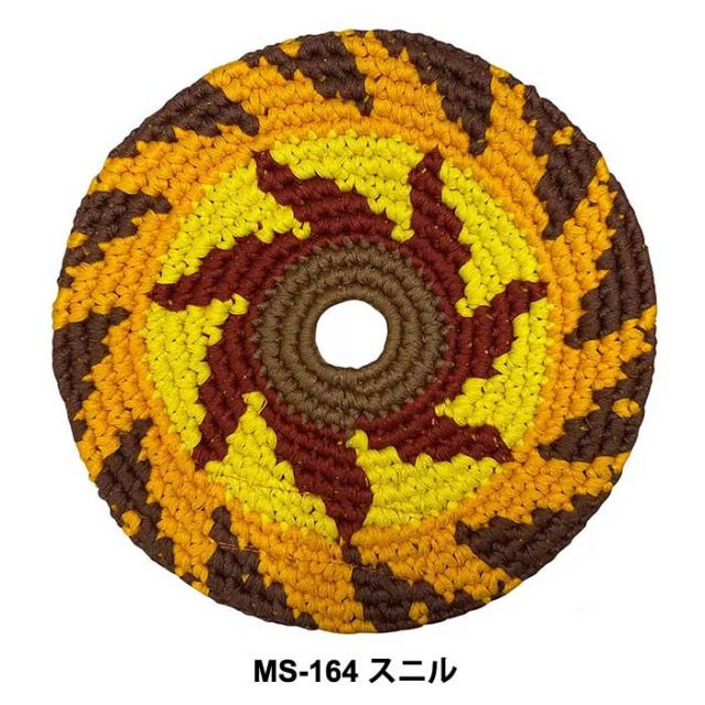 マヤフライヤ コットン フライングディスク MayaFlya SPORTS DISC 鍋敷き フリスビー 柔らかい 子ども ピクニック 犬 おしゃれ おもちゃ ハンドメイド フェアトレード 送料無料 メール便 230919