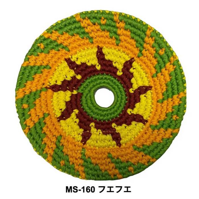 マヤフライヤ コットン フライングディスク MayaFlya SPORTS DISC 鍋敷き フリスビー 柔らかい 子ども ピクニック 犬 おしゃれ おもちゃ ハンドメイド フェアトレード 送料無料 メール便 230919