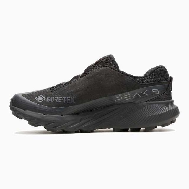 メレル スニーカー メンズ MERRELL アジリティー ピーク 5 ボア ゴアテックス 068213 AGILITY PEAK 5 BOA GORE-TEX ブラック 26cm / 26.5cm / 27cm トレイル ランニング ゴルフ ヴィブラム (240926)