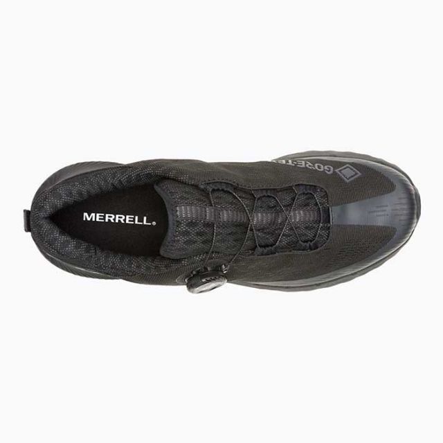 メレル スニーカー メンズ MERRELL アジリティー ピーク 5 ボア ゴアテックス 068213 AGILITY PEAK 5 BOA GORE-TEX ブラック 26cm / 26.5cm / 27cm トレイル ランニング ゴルフ ヴィブラム (240926)