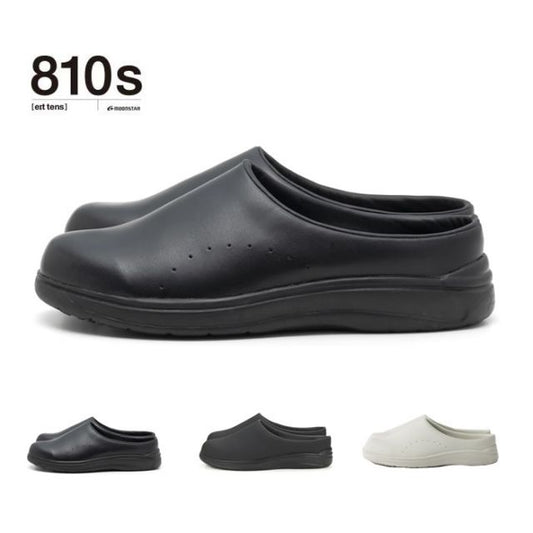 ムーンスター エイトテンス スリッポン 810s ET004 CAF スニーカー クロッグサンダル ミュール ユニセックス メンズ レディース ブラック ホワイト グレー 23cm-27cm (231218)