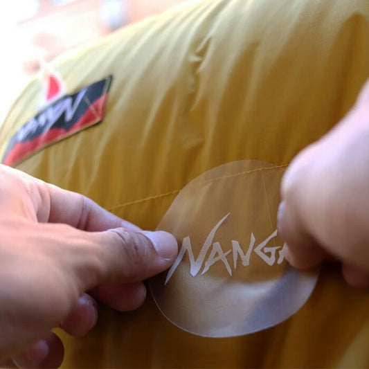 NANGA×GEAR AID リペアパッチ 補修用テープ 3枚セット | 強力粘着 洗濯50回耐久 | ウェア 寝袋 テント 補修シール メール便