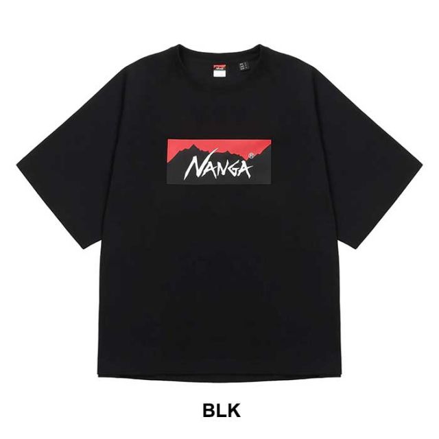 ナンガ tシャツ NANGA エコハイブリッド ボックスロゴ ルーズフィットティー ECO HYBRID BOX LOGO L/F TEE メンズ
