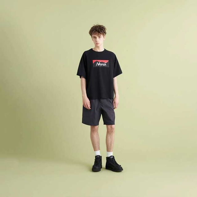 ナンガ tシャツ NANGA エコハイブリッド ボックスロゴ ルーズフィットティー ECO HYBRID BOX LOGO L/F TEE メンズ