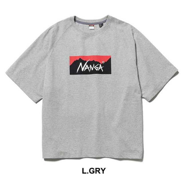 ナンガ tシャツ NANGA エコハイブリッド ボックスロゴ ルーズフィットティー ECO HYBRID BOX LOGO L/F TEE メンズ