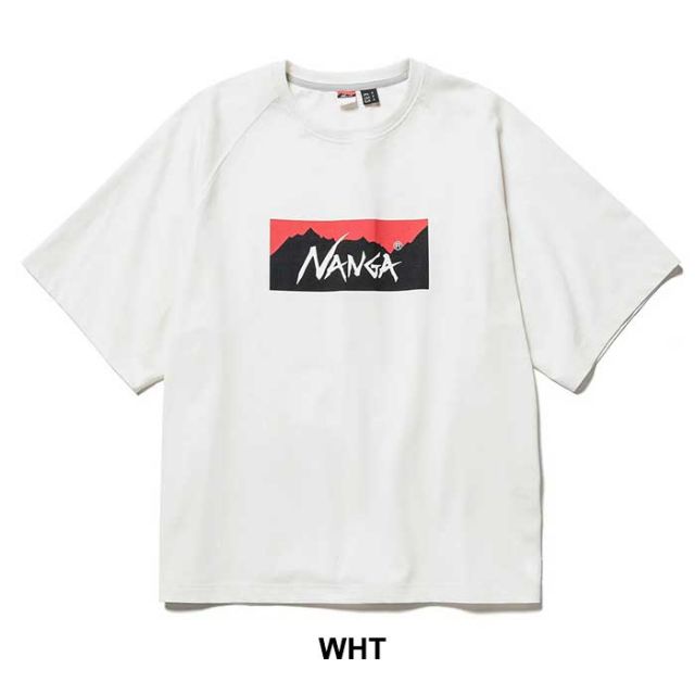 ナンガ tシャツ NANGA エコハイブリッド ボックスロゴ ルーズフィットティー ECO HYBRID BOX LOGO L/F TEE メンズ