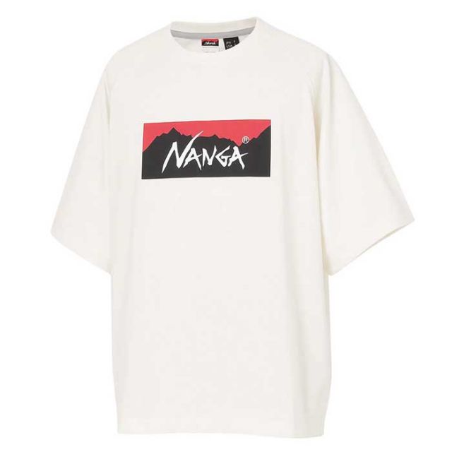 ナンガ tシャツ NANGA エコハイブリッド ボックスロゴ ルーズフィットティー ECO HYBRID BOX LOGO L/F TEE メンズ