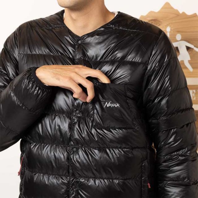 ナンガ アウター インナーダウン カーディガン NANGA INNER DOWN CARDIGAN ジャケット メンズ [230831]