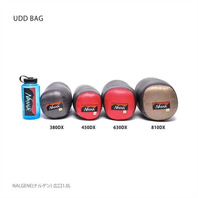 ナンガ シュラフ 寝袋 NANGA UDD BAG 380DX レギュラー 軽量 5-10月 3シーズンモデル 春夏秋 撥水 ナイロン 1人用 (240317)