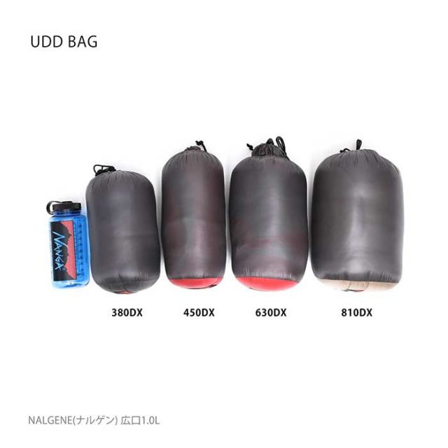 ナンガ シュラフ 寝袋 NANGA UDD BAG 380DX レギュラー 軽量 5-10月 3シーズンモデル 春夏秋 撥水 ナイロン 1人用 (240317)
