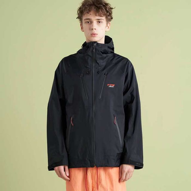 ナンガ アウター メンズ 2.5層 防水 透湿 NANGA AURORA TEX 2.5LAYER TREK SHELL PARKA オーロラテックス 2.5レイヤー トレックシェルパーカー 防水 ブラック 春 秋 冬 カーキ M/L (240317)