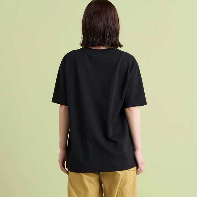 ナンガ 半袖 tシャツ NANGA ECO HYBRID MT LOGO TEE エコハイブリッド MTロゴティー メンズ レディース ユニセックス ブラック ブラウン ホワイト 白T ロゴt 春夏 メール便 (240409)