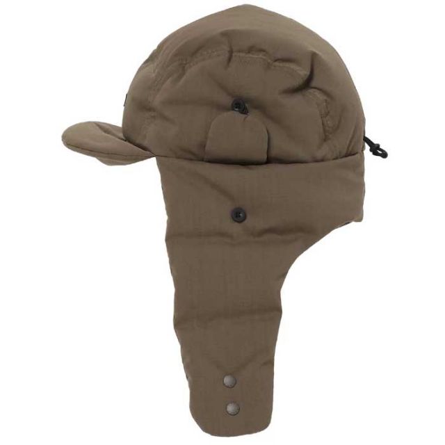 ナンガ キャップ NANGA HINOC RIPSTOP DOWN EAR FLAPCAP ヒノックリップストップ ダウンイヤーフラップキャップ アウトドア レジャー 防寒 秋冬 (240910)