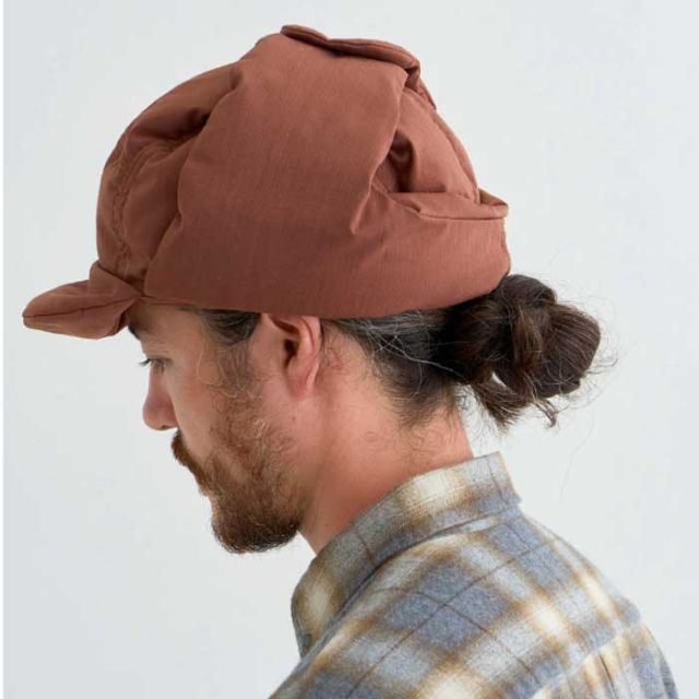 ナンガ キャップ NANGA HINOC RIPSTOP DOWN EAR FLAPCAP ヒノックリップストップ ダウンイヤーフラップキャップ アウトドア レジャー 防寒 秋冬 (240910)