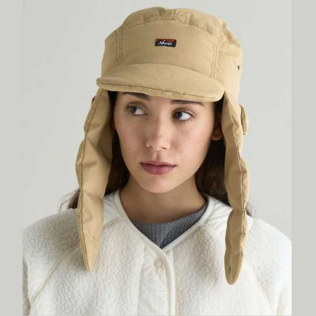 ナンガ キャップ NANGA HINOC RIPSTOP DOWN EAR FLAPCAP ヒノックリップストップ ダウンイヤーフラップキャップ アウトドア レジャー 防寒 秋冬 (240910)