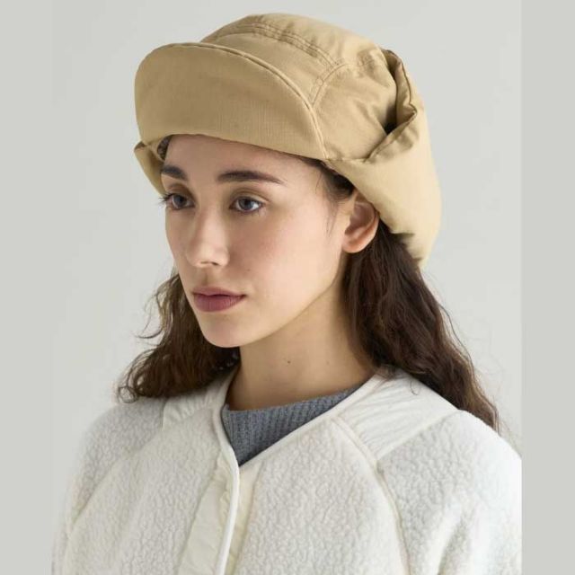 ナンガ キャップ NANGA HINOC RIPSTOP DOWN EAR FLAPCAP ヒノックリップストップ ダウンイヤーフラップキャップ アウトドア レジャー 防寒 秋冬 (240910)