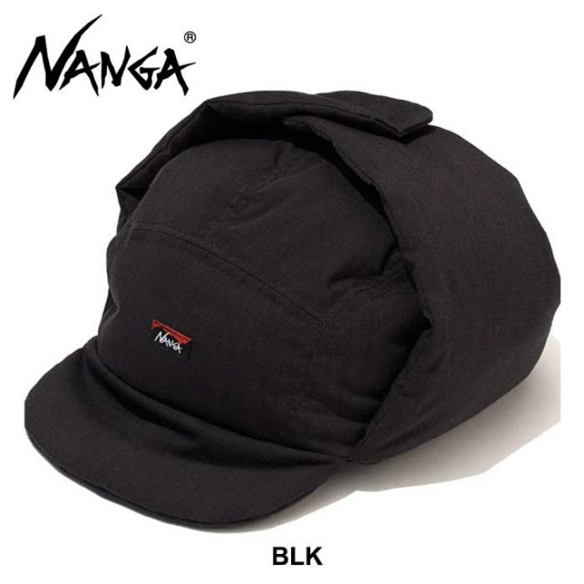 ナンガ キャップ NANGA HINOC RIPSTOP DOWN EAR FLAPCAP ヒノックリップストップ ダウンイヤーフラップキャップ アウトドア レジャー 防寒 秋冬 (240910)