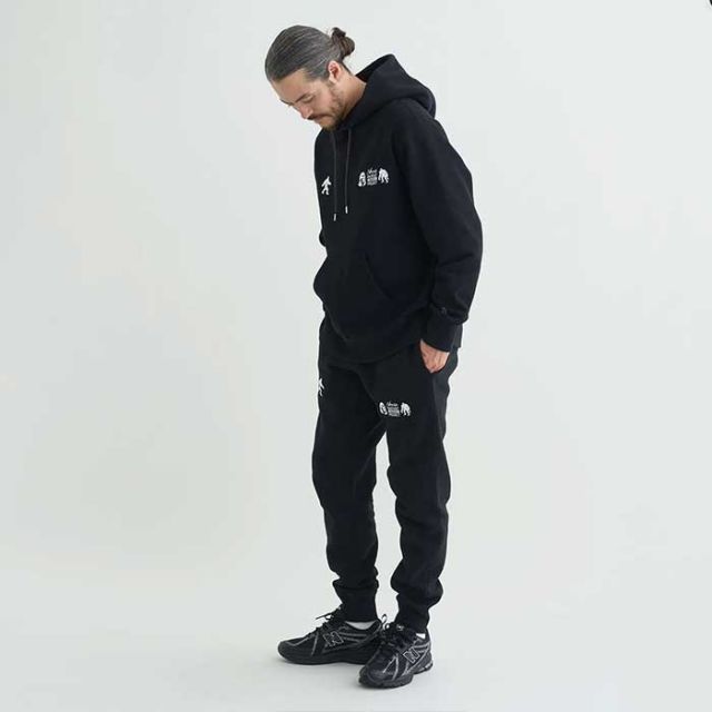 NANGA NANGA×TAKOMA FUJI B/S.P LOGO HOODIE