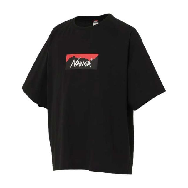 ナンガ tシャツ NANGA ECO HYBRID BOX LOGO LOOSE FIT TEE 半袖 エコハイブリッドボックスロゴルーズフィットティー メンズ レディース ユニセックス  メール便 (250331)