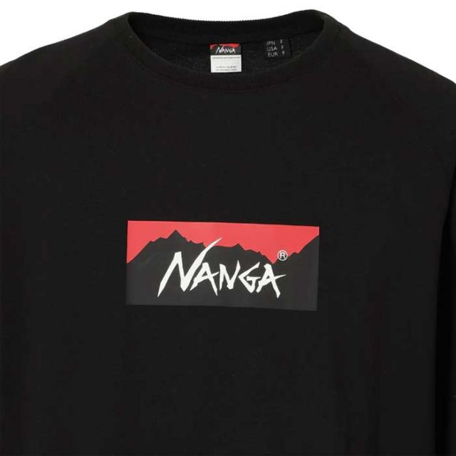 ナンガ tシャツ NANGA ECO HYBRID BOX LOGO LOOSE FIT TEE 半袖 エコハイブリッドボックスロゴルーズフィットティー メンズ レディース ユニセックス  メール便 (250331)