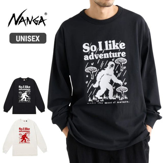 NANGA ECO HYBRID L/S TEE/UMA