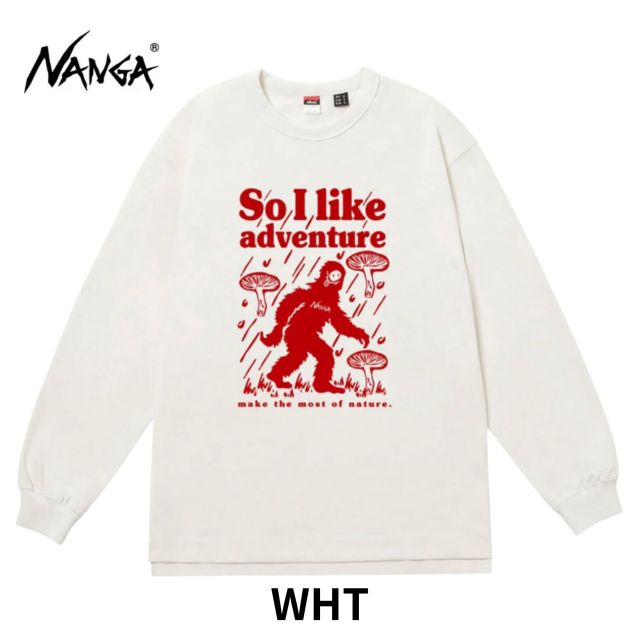 NANGA ECO HYBRID L/S TEE/UMA
